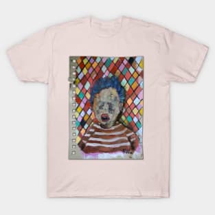 Cartoon ACID Clown | Weird Florida Man War Pig | Duck Acid | Bad Hero Portrait Lowbrow Pop Surreal Art | Youtube Star | Masterpieces | Original Oil Painting By Tyler Tilley T-Shirt